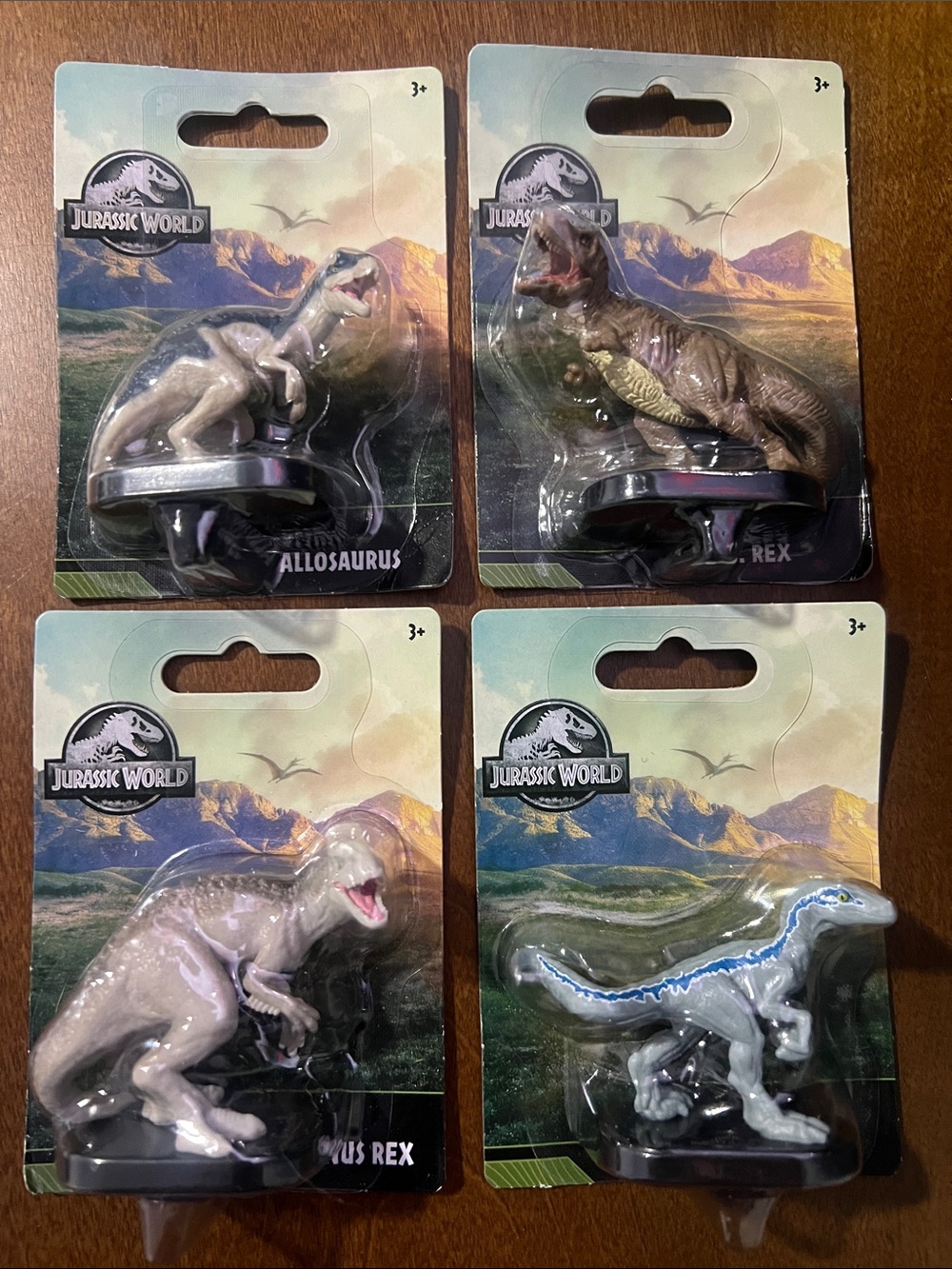 Jurassic World Figures - Collectible - Set of 4
